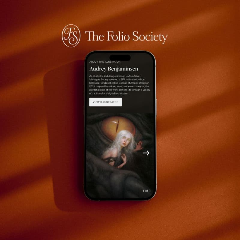 We’re excited and proud to finally shout about our work with the brilliant team at The Folio Society Ltd 📚✨
